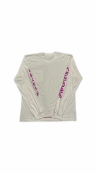 CHROME HEARTS PURPLE NECK LOGO LONGSLEEVE