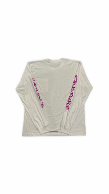 CHROME HEARTS PURPLE NECK LOGO LONGSLEEVE