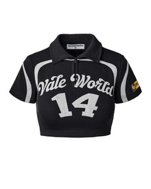 VALE FOREVER WOMEN ‘007 BERLIN RUGBY’ TOP BLACK