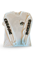 CHROME HEARTS HORSE SHOE LONG -SLEEVE T-SHIRT ‘WHITE/CAMO’