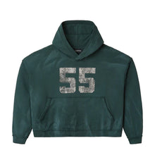 GOLD + VINTAGE GALLERY RASPBERRY HILLS ‘ROSA 55’ GREEN HOODIE
