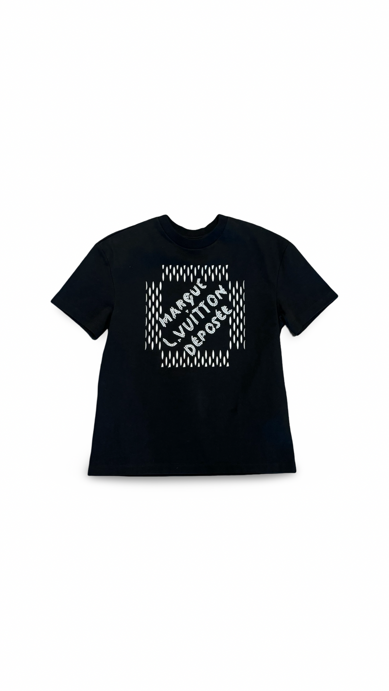 LOUIS VUITTON EMBROIDERED SIGNATURE SHIRT