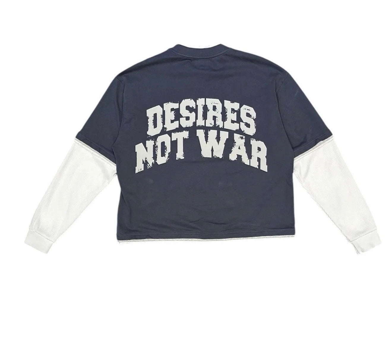 BOTTEGA DESIRES 'WAR' LAYERED LONGSLEEVE TEE