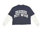 BOTTEGA DESIRES 'WAR' LAYERED LONGSLEEVE TEE