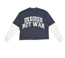 BOTTEGA DESIRES 'WAR' LAYERED LONGSLEEVE TEE