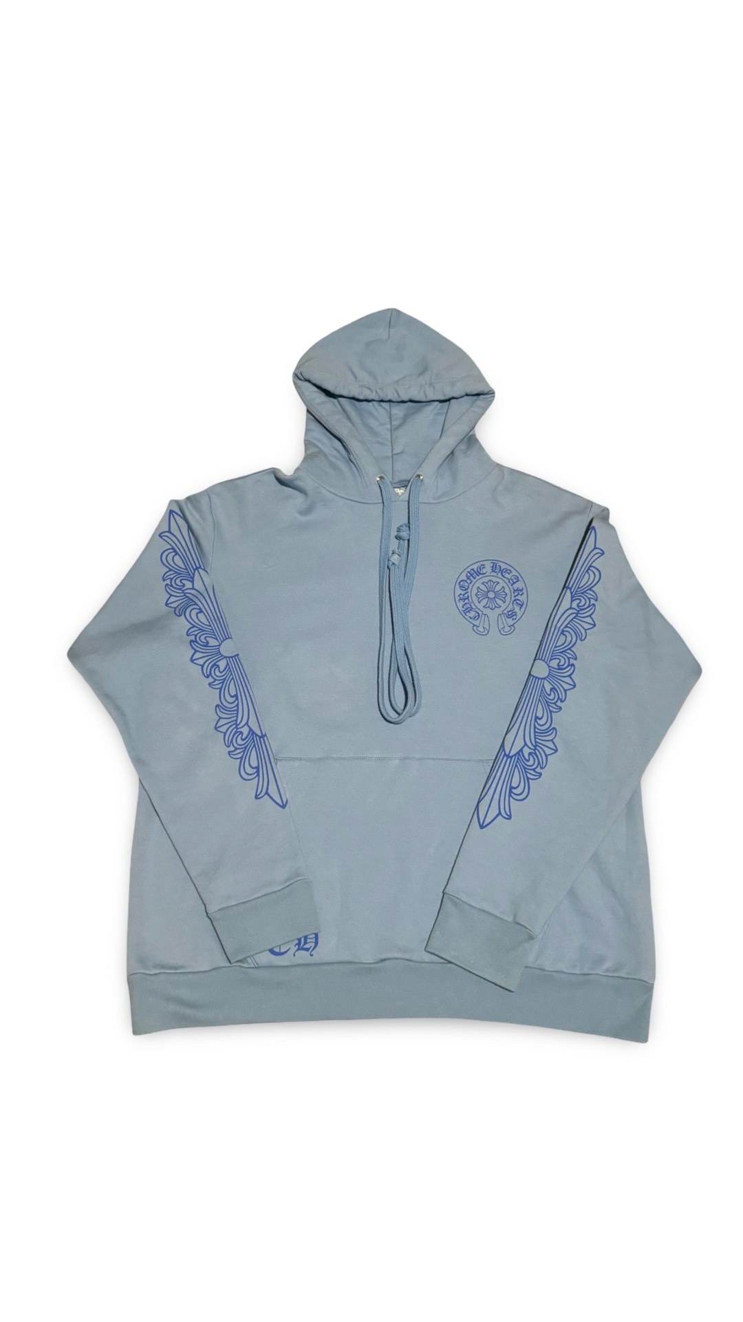 CHROME HEARTS MIAMI EXCLUSIVE BLUE HOODIE