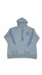 CHROME HEARTS MIAMI EXCLUSIVE BLUE HOODIE