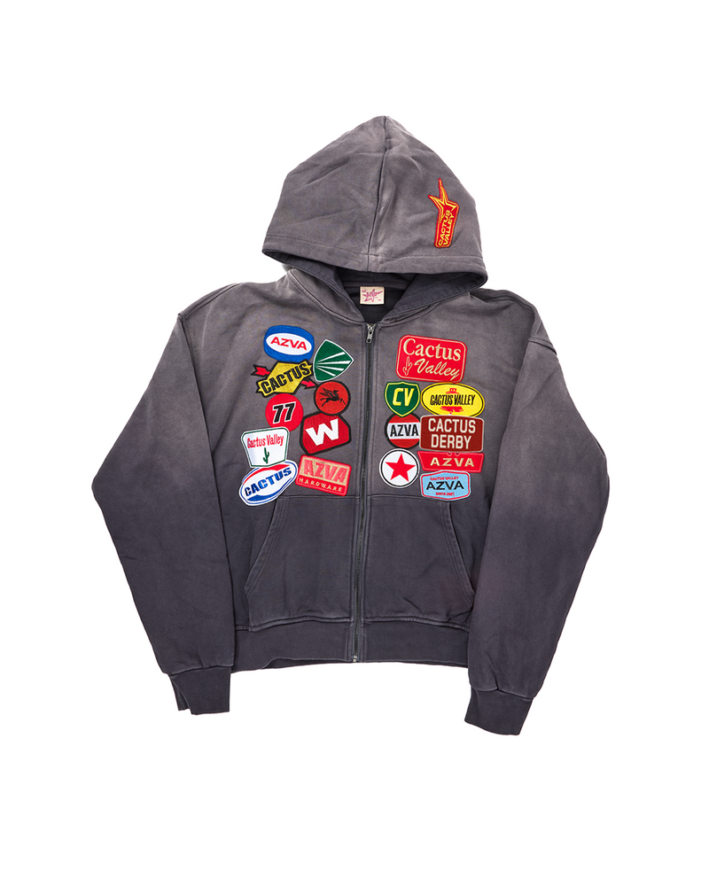 CACTUS VALLEY REST STOP HOODIE - VINTAGE BLACK