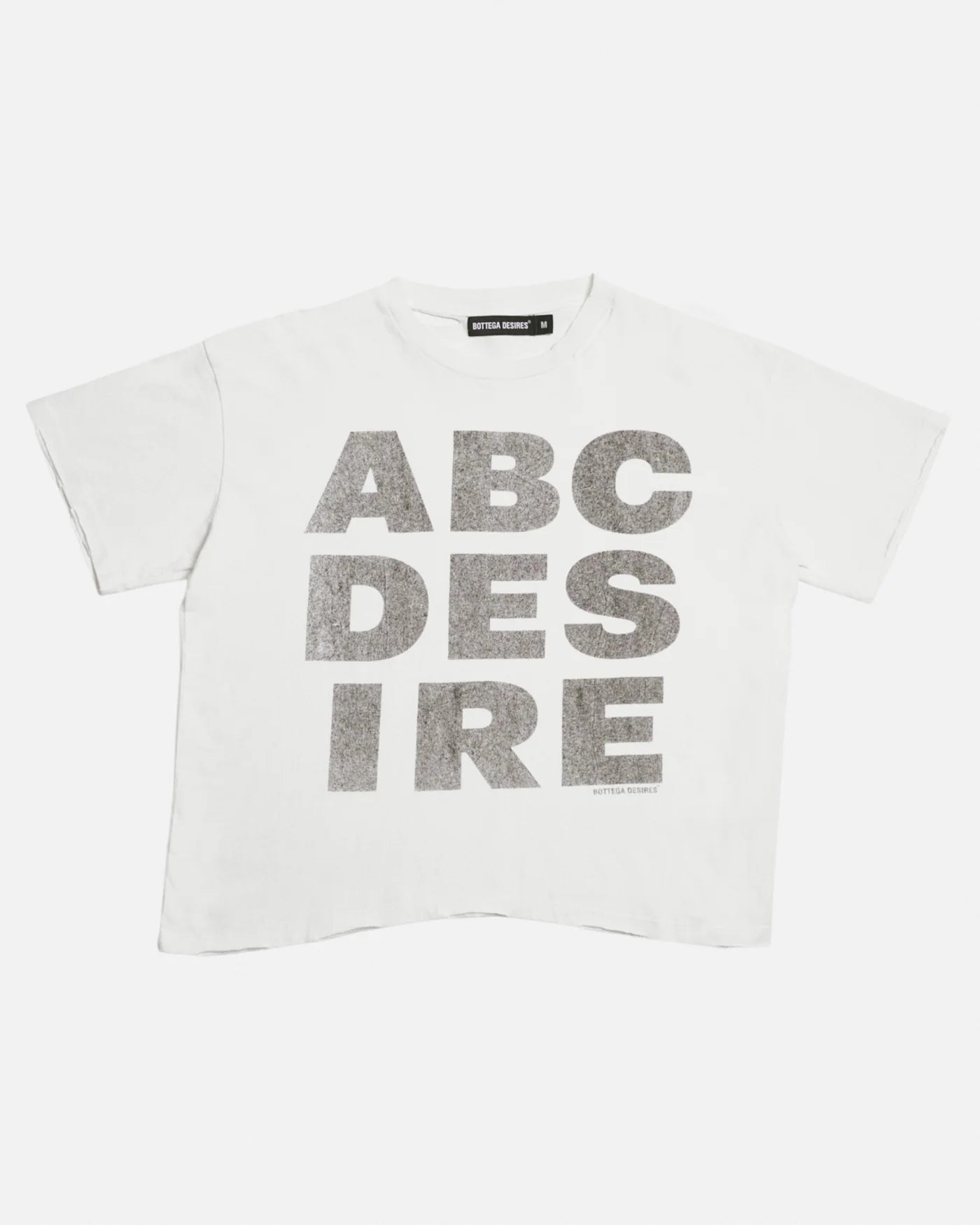 BOTTEGA DESIRES ABC DESIRES WHITE TEE