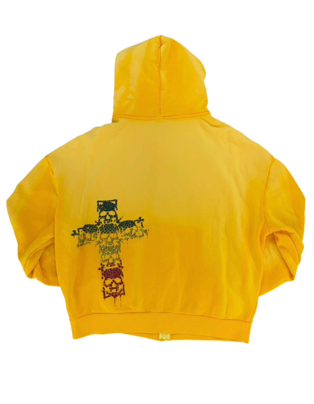 BOSSI YELLOW TRI-COLOR HOODIE