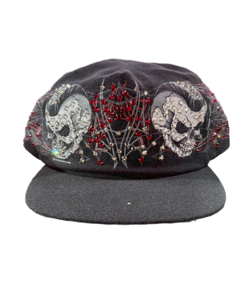 BOSSI RED CRYSTAL HAT