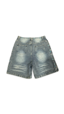 VALE FOREVER CANDY DENIM SHORTS ‘MID BLUE’