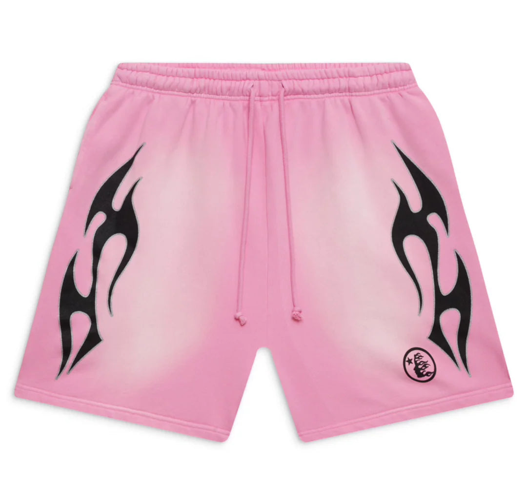 HELLSTAR 'PINK' SPORTS FLAME SHORTS