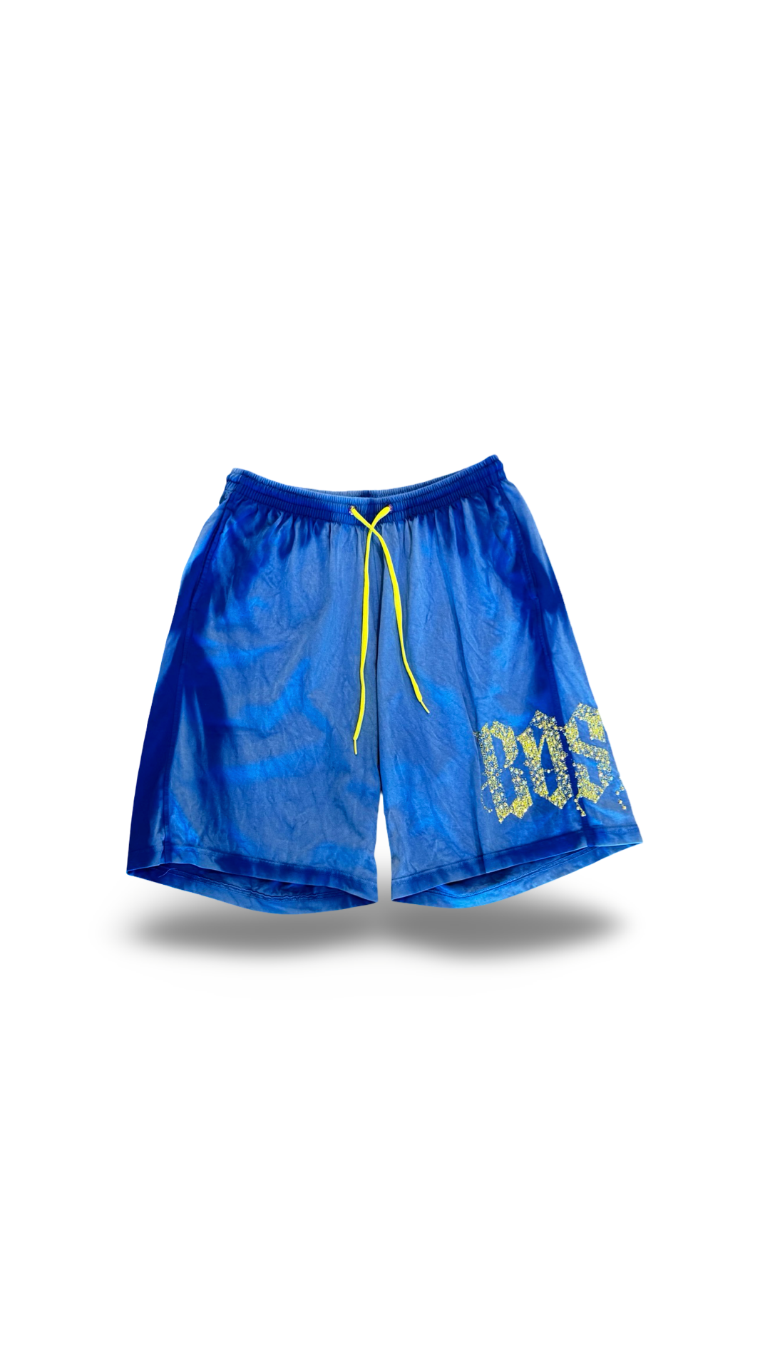 BOSSI RHINESTONE BLUE/YELLOW SHORTS