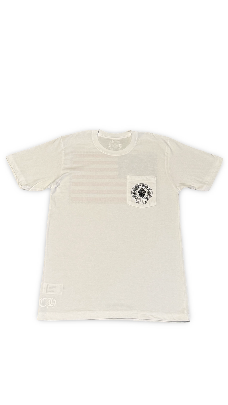 CHROME HEARTS AMERICAN FLAG DAGGER TEE