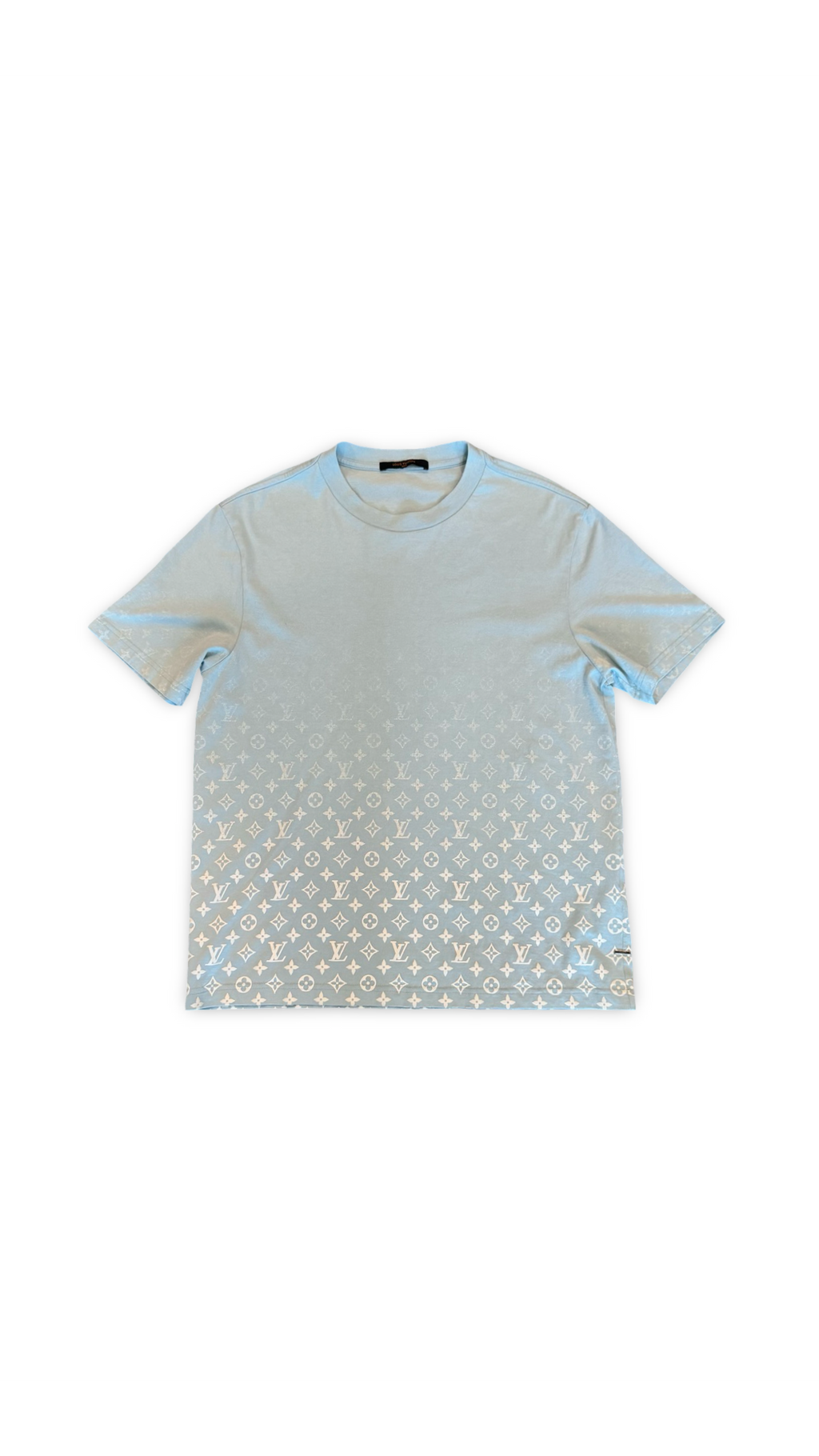 LOUIS VUITTON BLUE GRADIENT MONOGRAM PRINT