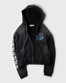 VAGUE STUDIOS ‘FADING PLEASURES ZIP UP’ [SUNBEAT BLACK]
