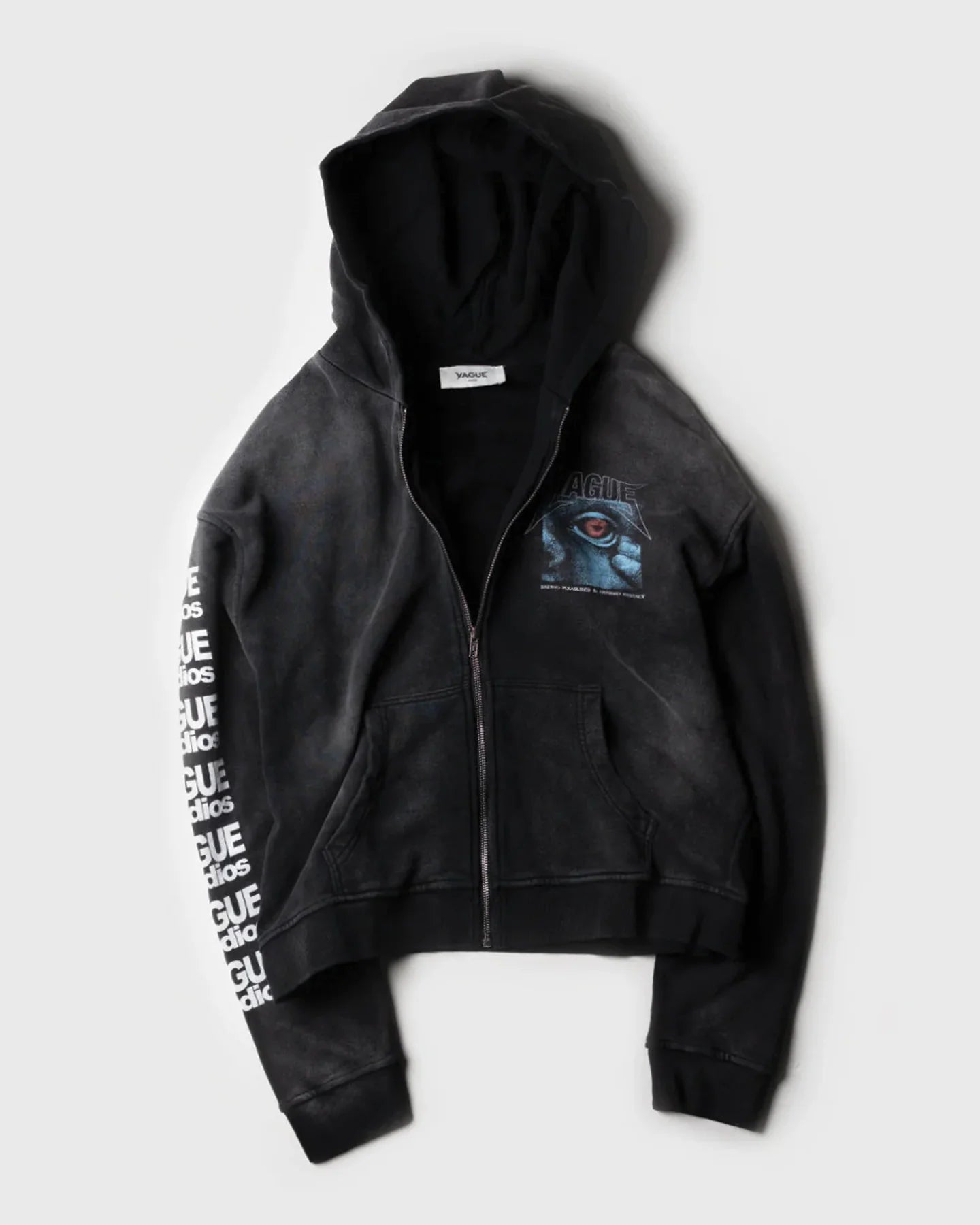 VAGUE STUDIOS ‘FADING PLEASURES ZIP UP’ [SUNBEAT BLACK]