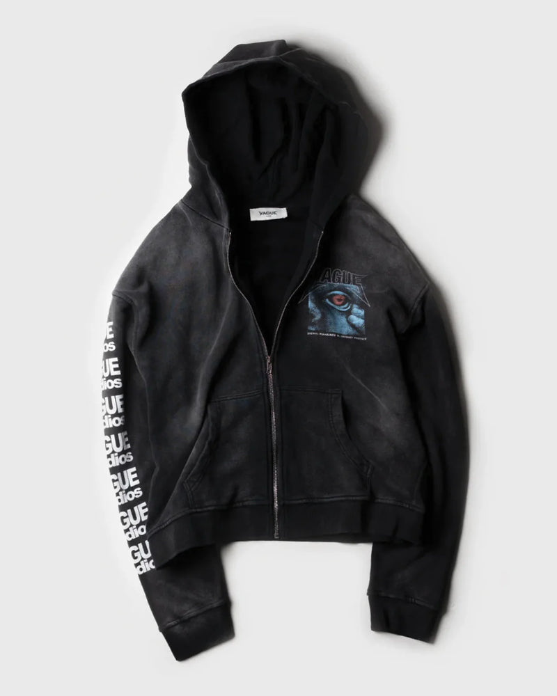VAGUE STUDIOS ‘FADING PLEASURES ZIP UP’ [SUNBEAT BLACK]