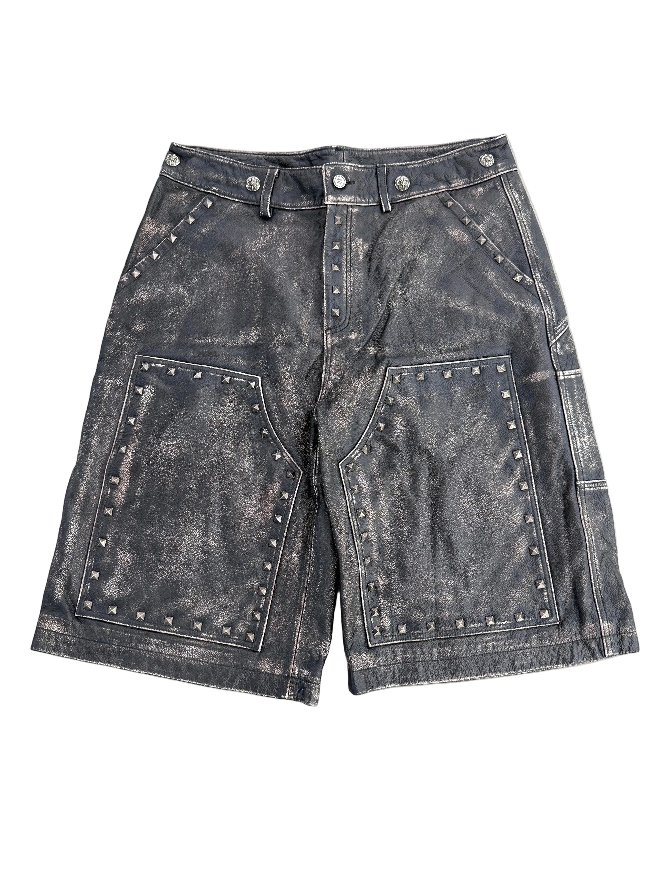 N’OUBLIE PAS RENAISSANCE LEATHER SHORTS