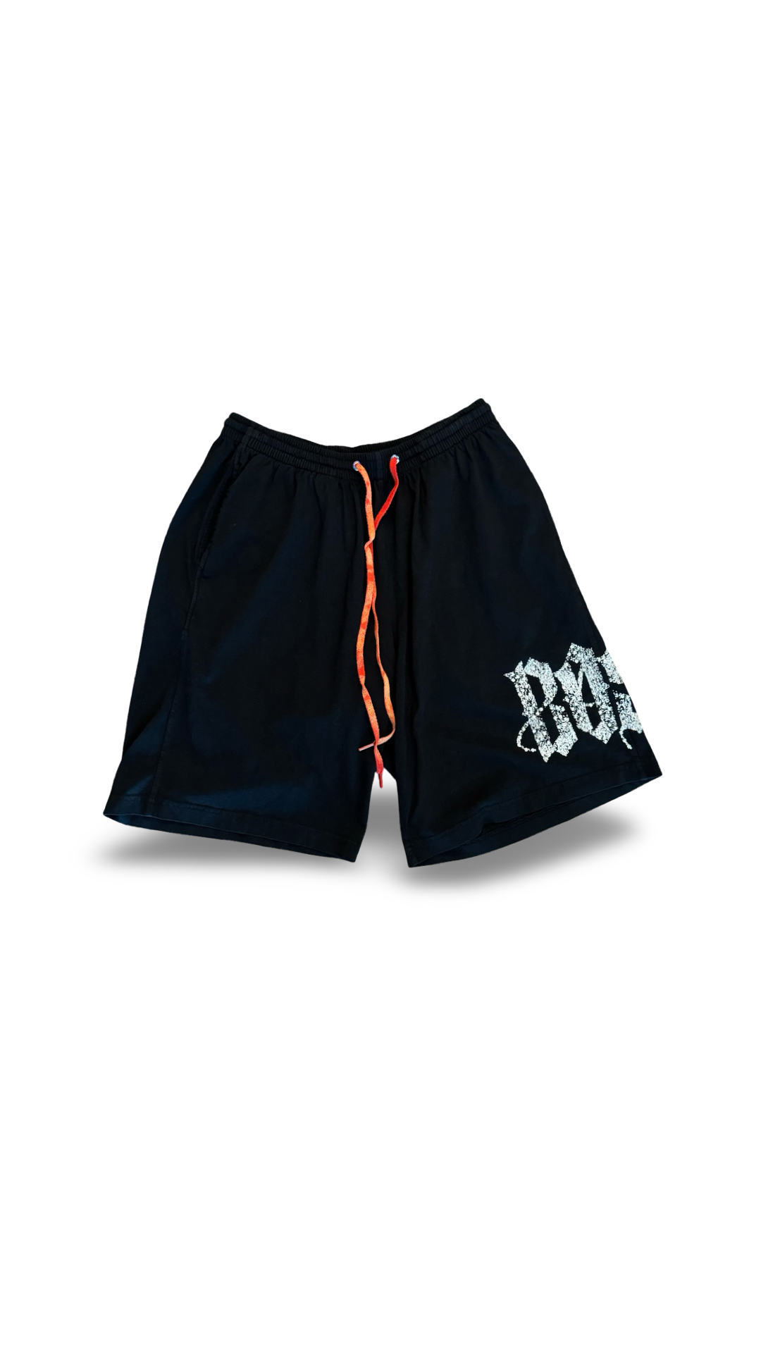 BOSSI WHITE RHINESTONE SHORTS