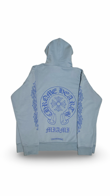 CHROME HEARTS MIAMI EXCLUSIVE BLUE HOODIE