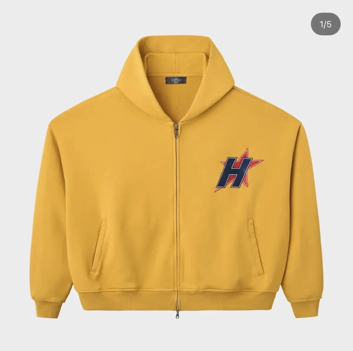 HAPPY MEMORIES DON'T DIE HMDD 'Yellow Gold H-Star' Hoodie