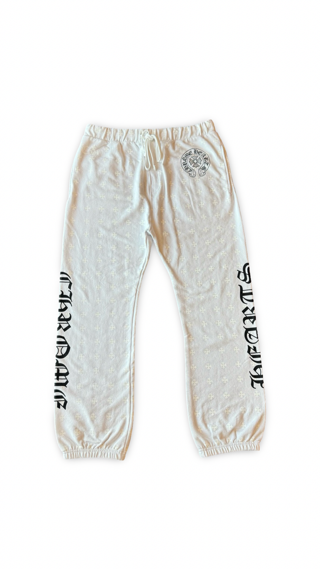 CHROME HEARTS MONOGRAM SWEATPANTS ‘WHITE’