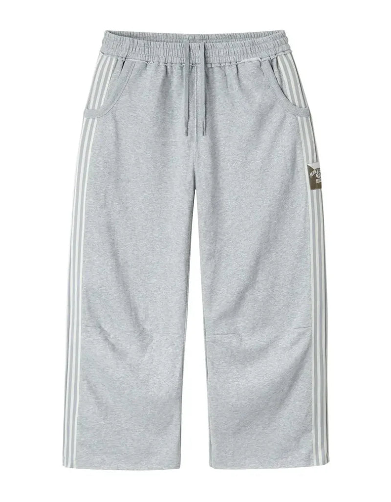 GOLD+VINTAGE GALLERY RASPBERRY HILLS 'LIL LEON' GREY SWEATPANTS