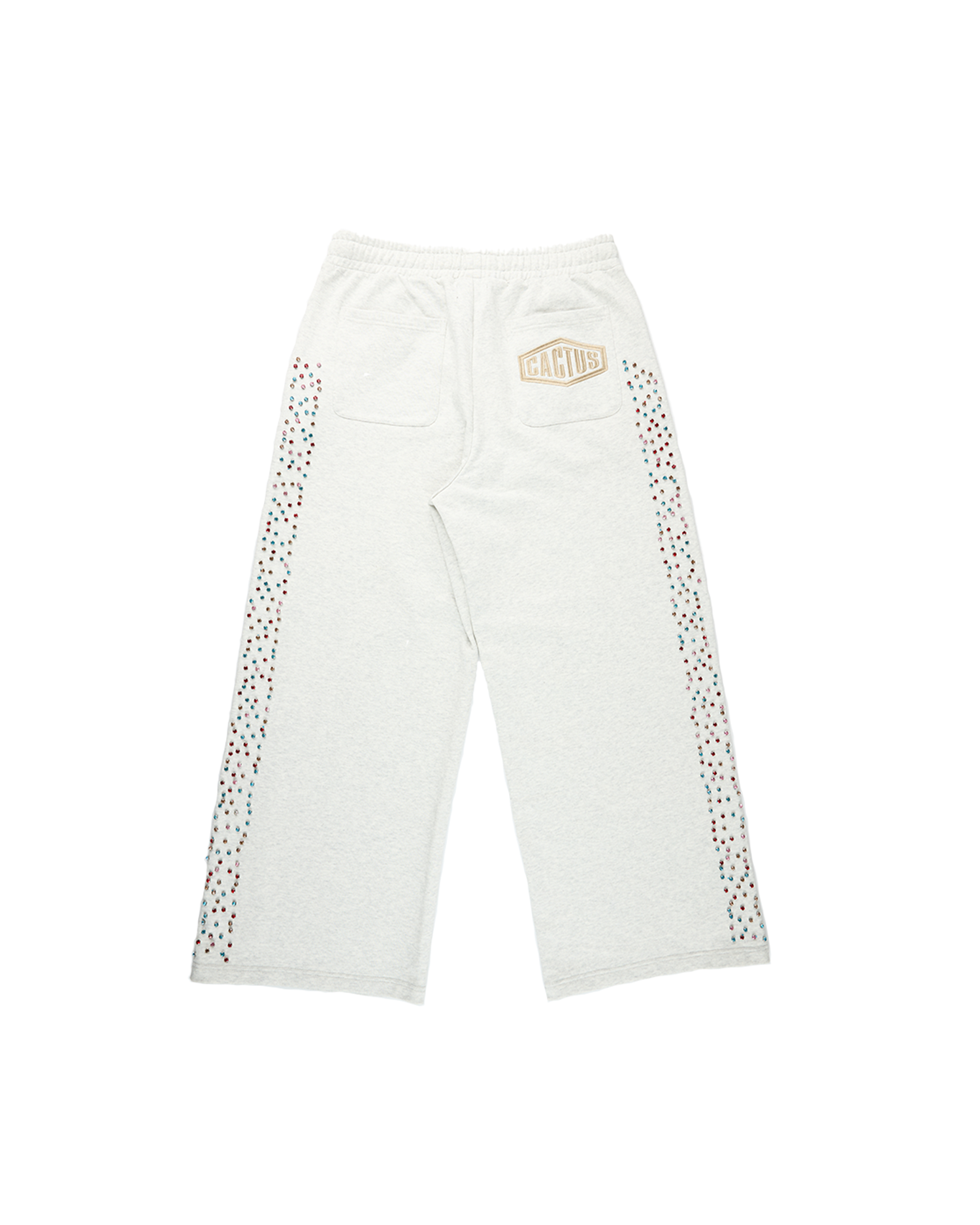 CACTUS VALLEY CRYSTAL CACTUS SWEATS -GREY