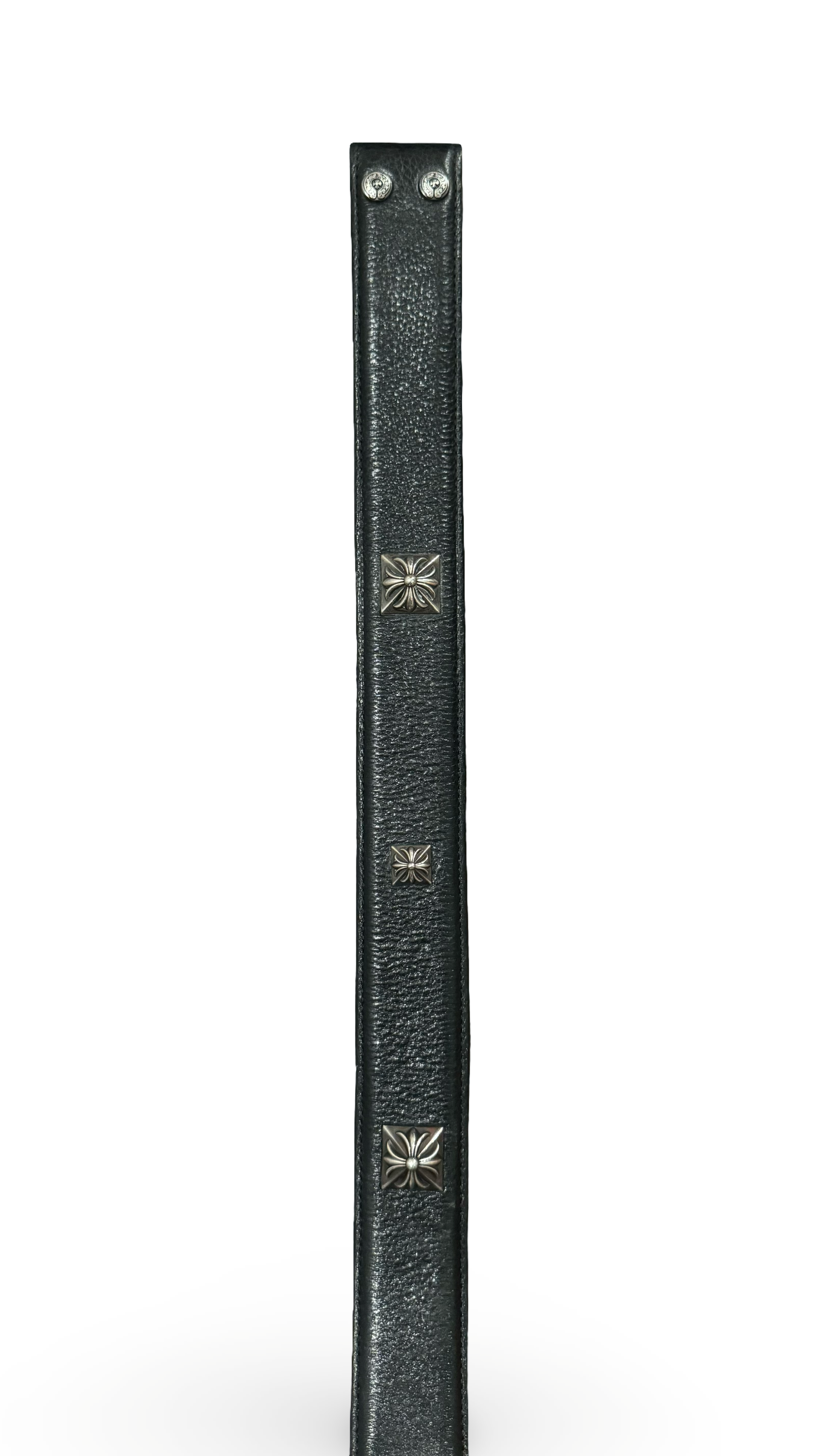 CHROME HEARTS STUDDED LEATHER BELT STRAP