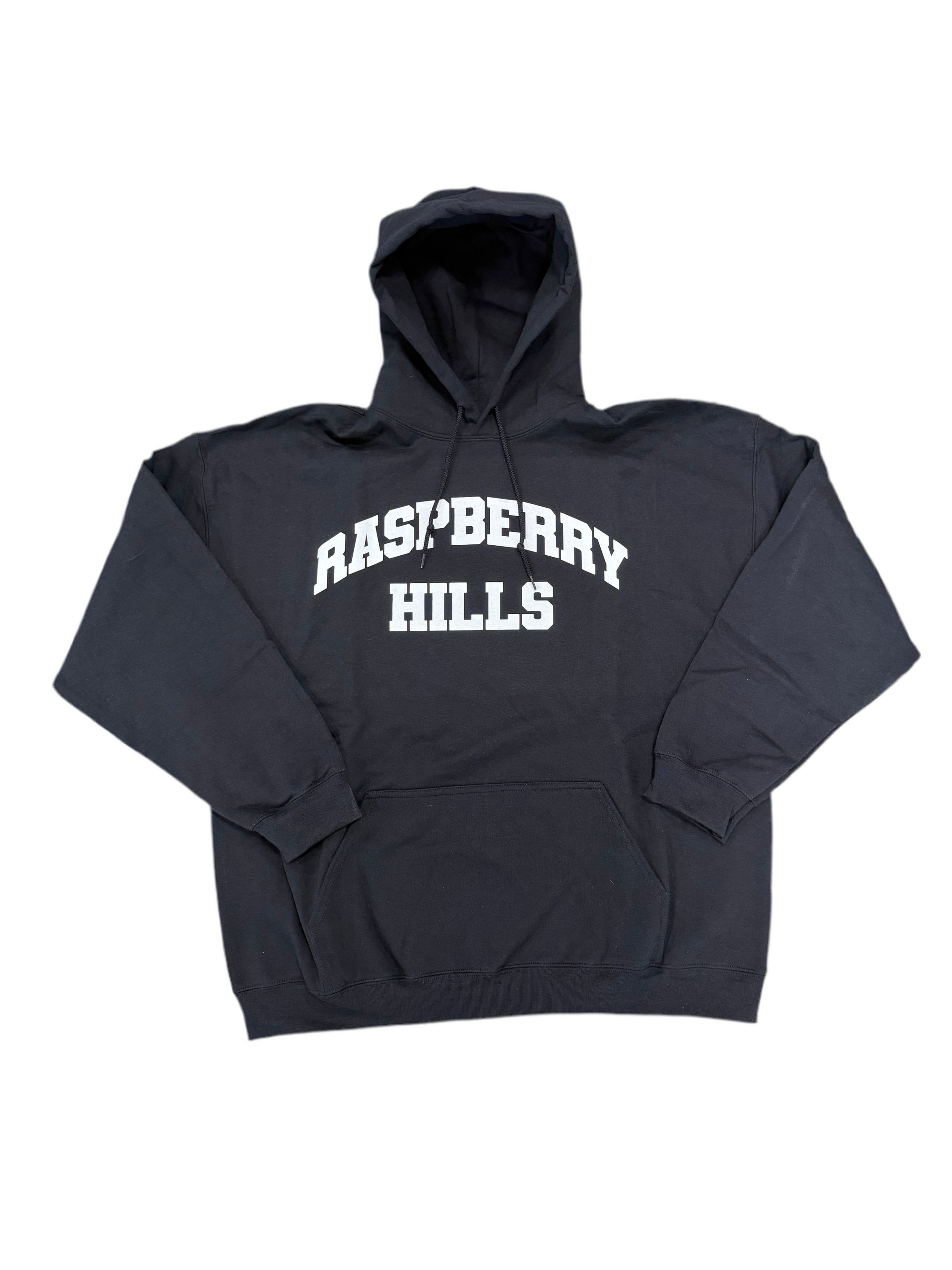 GOLD+VINTAGE GALLERY RASPBERRY HILLS BLACK LOGO HOODIE
