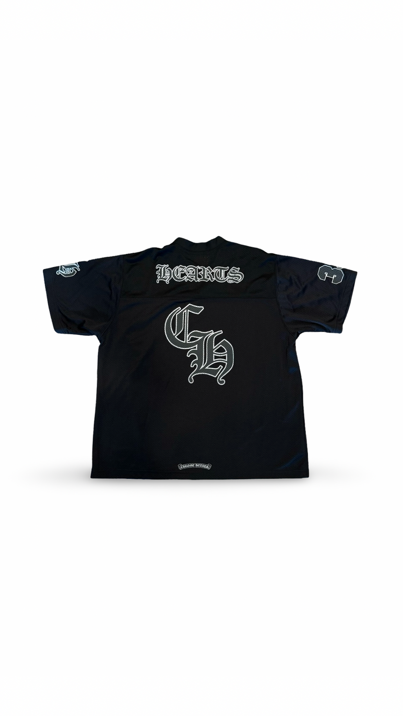 CHROME HEARTS BLACK MESH JERSEY