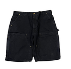 CARHARTT 'BLACK DENIM' DOUBLE KNEE CARPENTER SHORTS