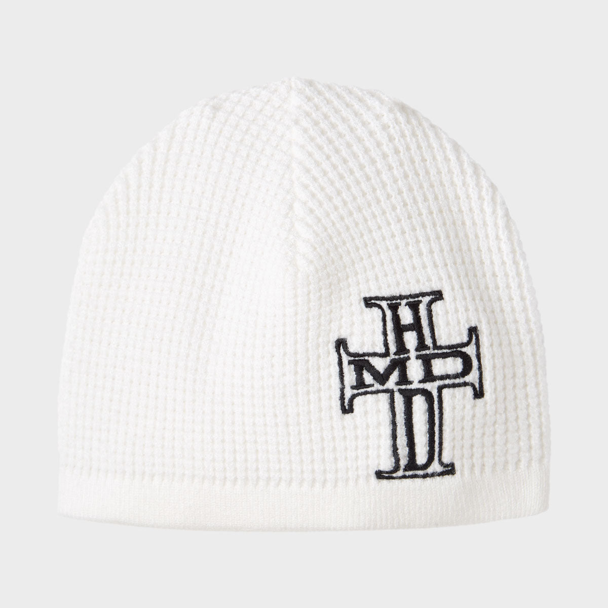 HMDD WHITE HOLY CROSS BEANIE