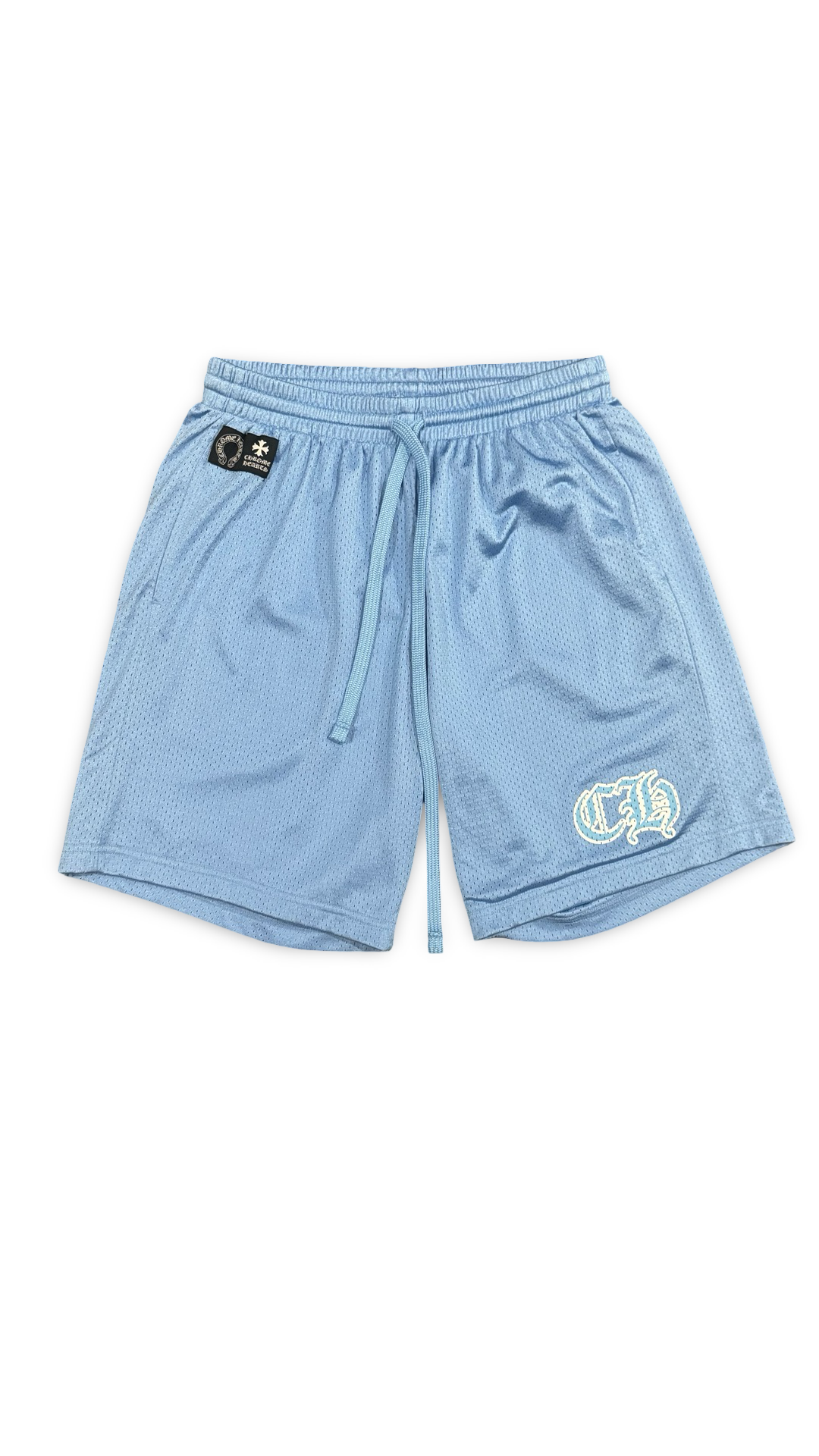 CHROME HEARTS BLUE MESH SHORTS