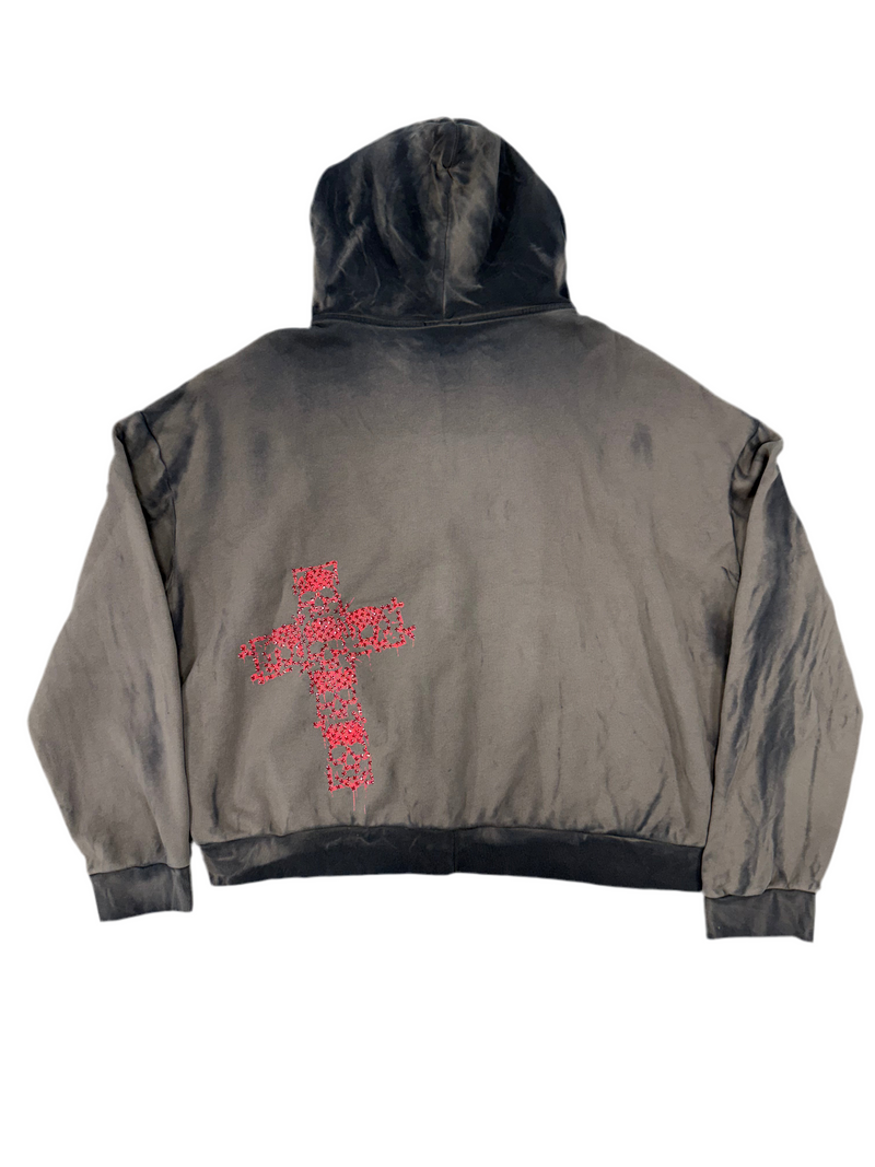 BOSSI BROWN/RED HOODIE