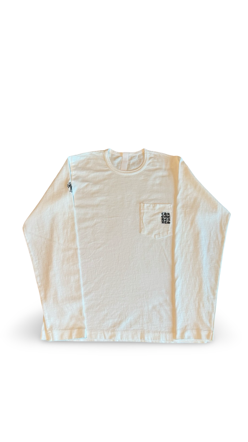CHROME HEARTS EMBROIDERED  LONG- SLEEVE TEE
