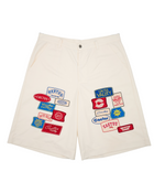 CACTUS VALLEY PLEATED ROADSIDE SHORTS BONE