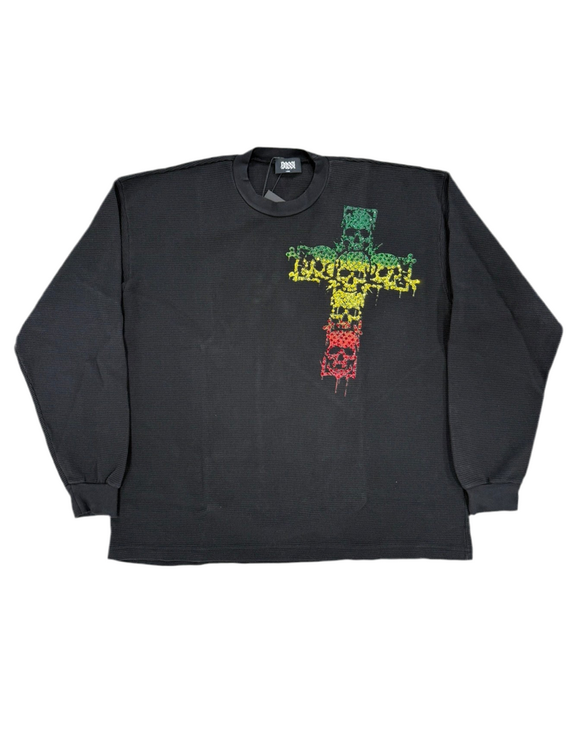 BOSSI BLACK TRI-COLOR CROSS THERMAL