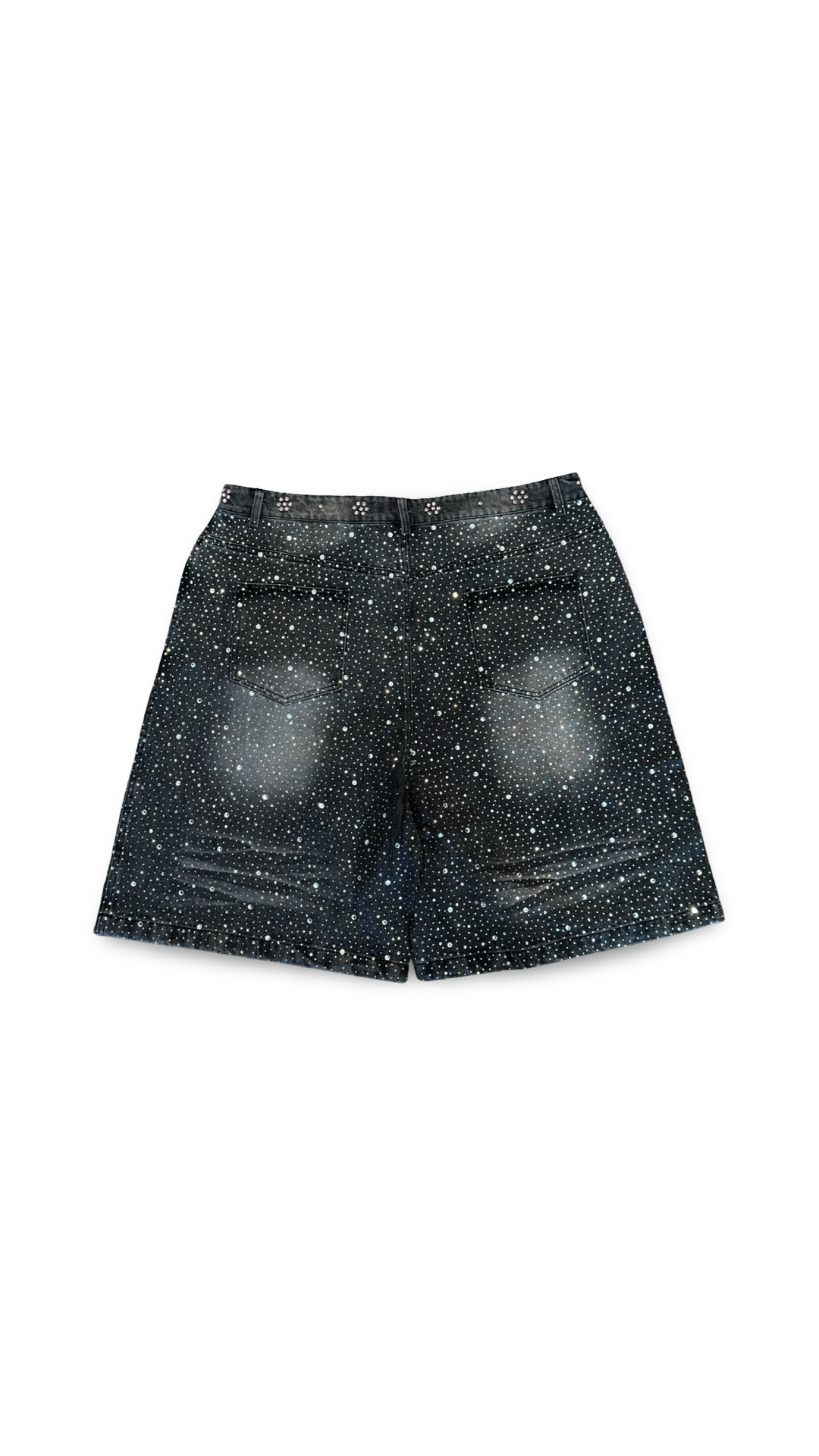 VALE RHINESTONE COVERED SHORTS