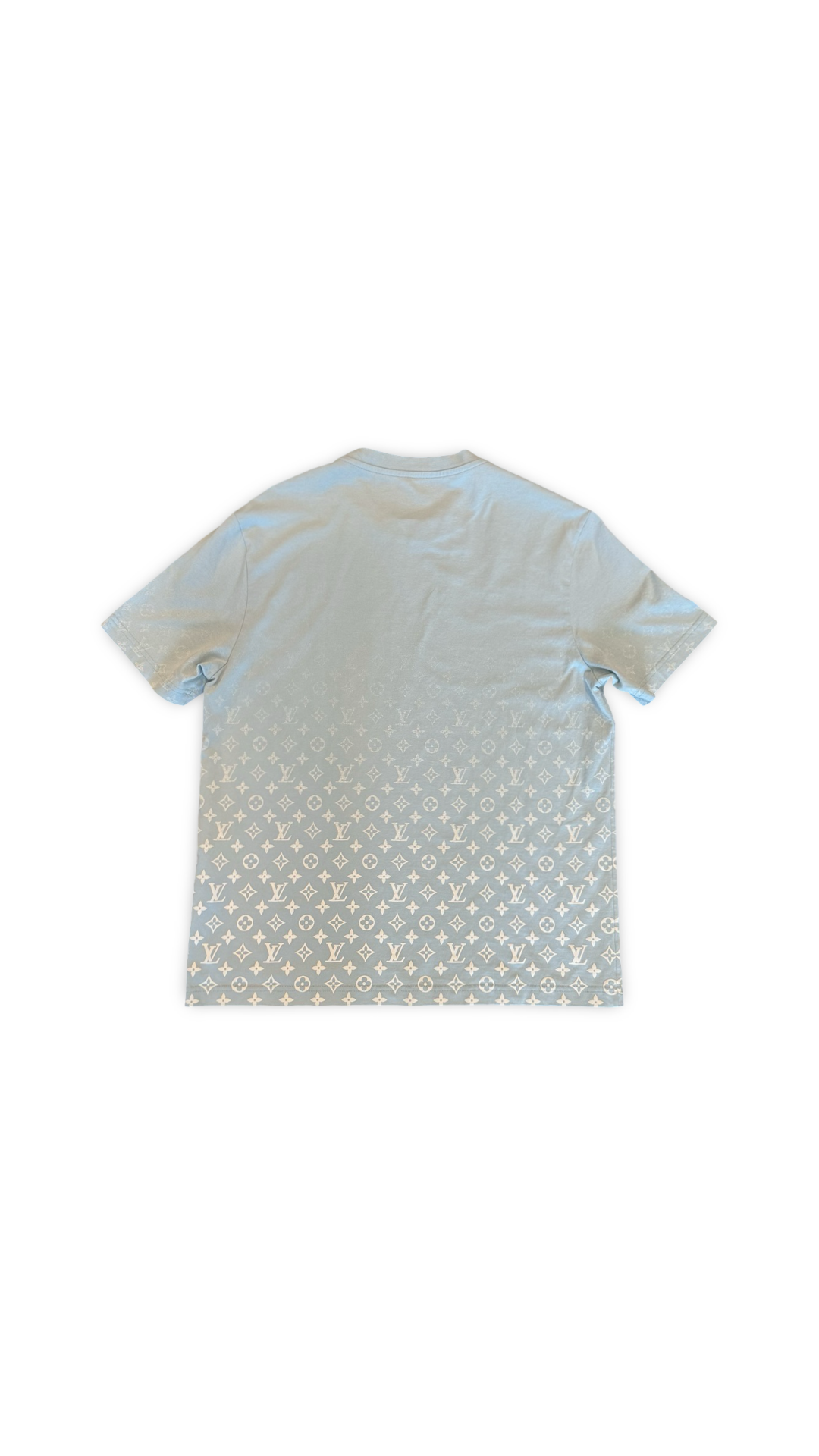 LOUIS VUITTON BLUE GRADIENT MONOGRAM PRINT