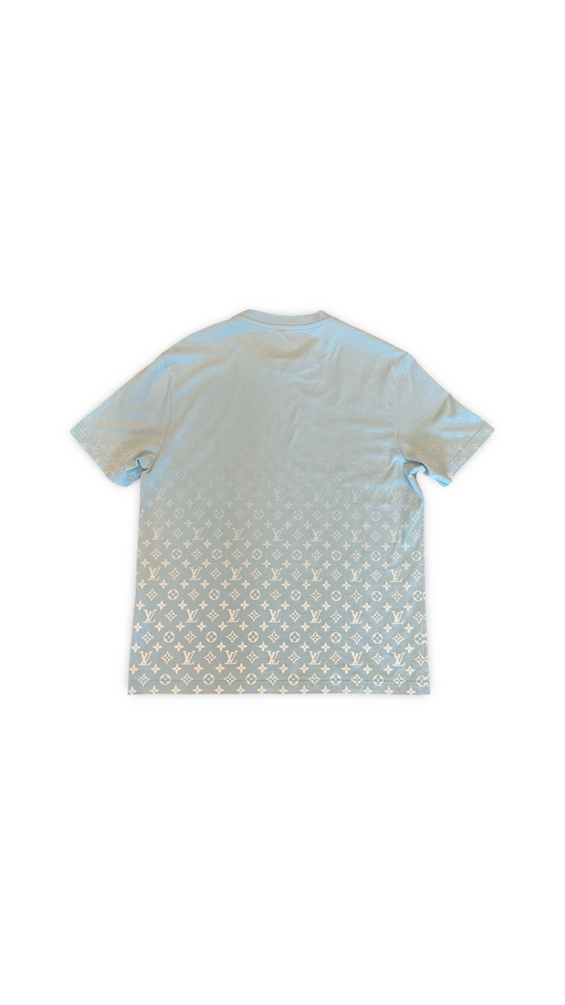 LOUIS VUITTON BLUE GRADIENT MONOGRAM PRINT