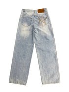 N’OUBLIE PAS PEARL EMBELLISHED SELVAGE JEANS