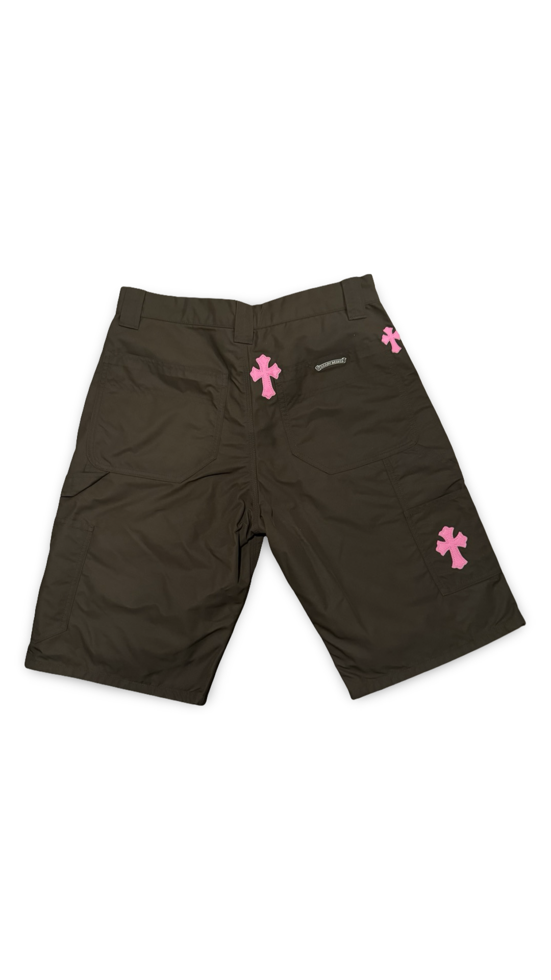 CHROME HEARTS CARPENTER SHORTS BROWN