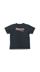 BALENCIAGA EMBROIDERED COLA WASHED TEE
