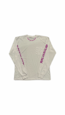 CHROME HEARTS PURPLE NECK LOGO LONGSLEEVE