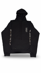 CHROME HEARTS 'REFLECTIVE SILVER' ONLINE EXCLUSIVE VERTICAL LOGO HOODIE
