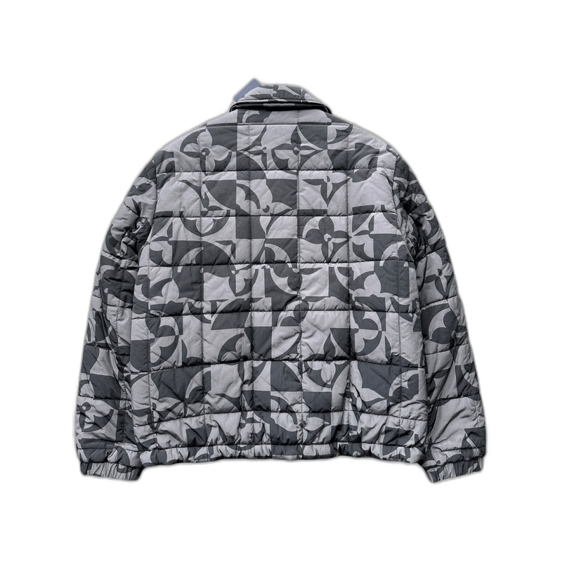 LOUIS VUITTON QUILTED MONOGRAM FLOWER BLOUSON JACKET