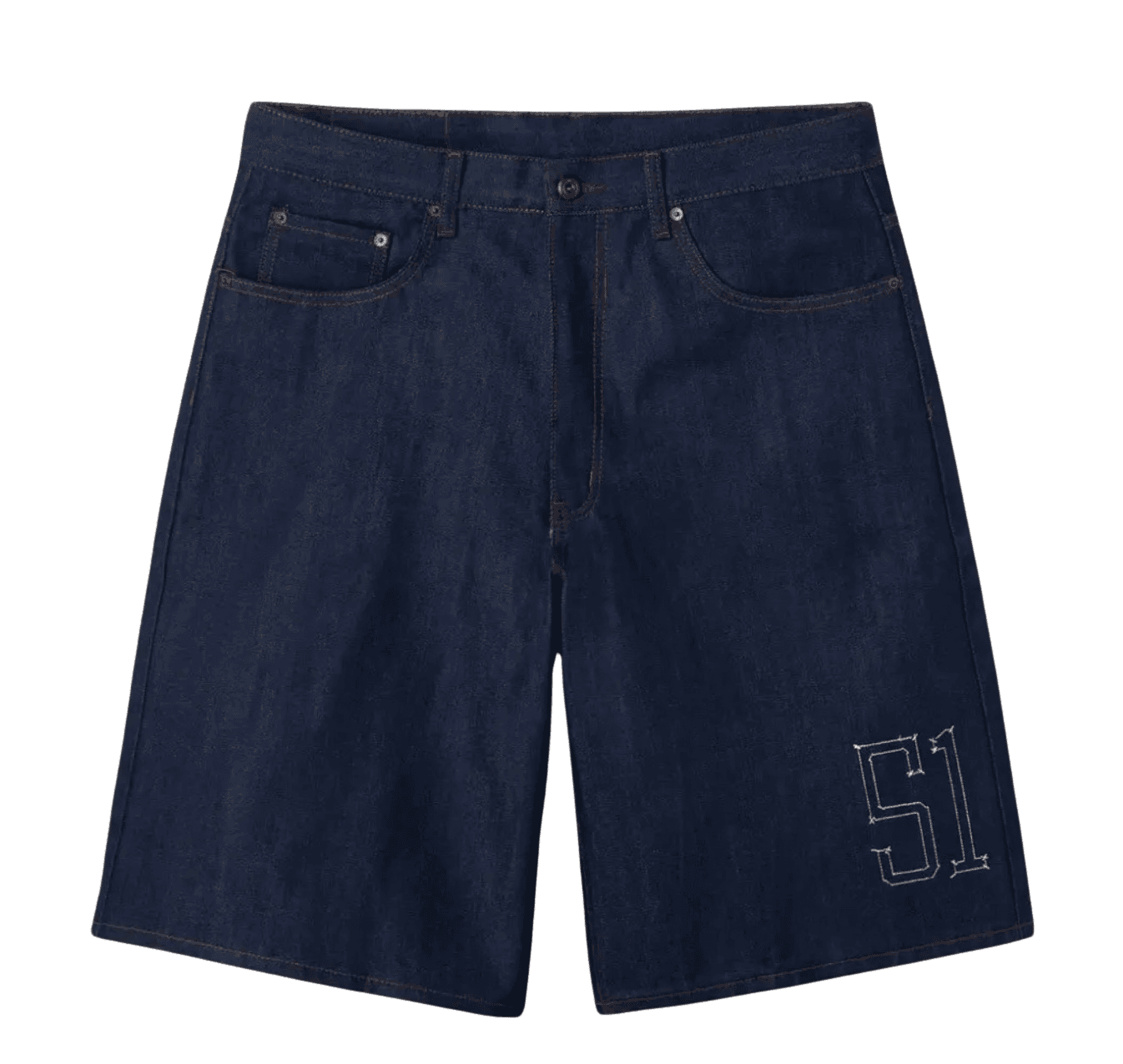 GOLD+VINTAGE GALLERY RASPBERRY HILLS DENIM JORTS
